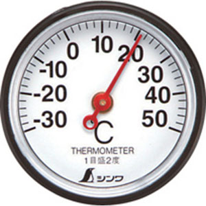 シンワ測定 SHINWA シンワ測定 72675 温度計 S-5 丸型 3.5cm