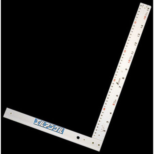 シンワ測定 SHINWA シンワ測定 77858 丸ノコガイド定規 エルアングル 50cm 併用目盛 取手なし