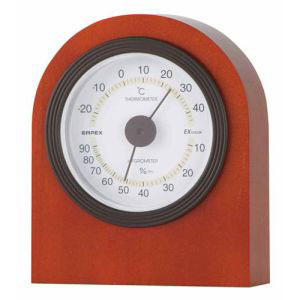 エンペックス EMPEX エンペックス TM-686 温度 湿度計 ベルモント 温度 湿度計 置用 ウォルナット