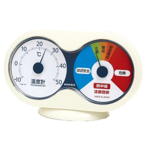 エンペックス気象計 EMPEX エンペックス TM-9781 熱中症注意計 温度計