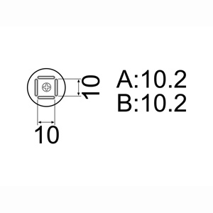 白光 HAKKO 白光 A1125B ノズル QFP ホットエアー用 HAKKO