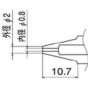白光 HAKKO 白光 N1-08 ノズル N1シリーズ交換ノズル HAKKO