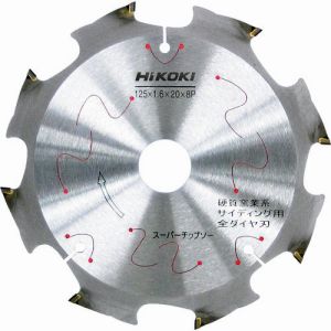 ハイコーキ HiKOKI ハイコーキ 0032-5683 スーパーチップソー 全ダイヤ 125mmX20 8枚刃