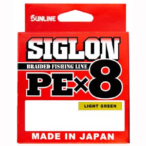 サンライン SUNLINE サンライン シグロン PE×8 ライトグリーン 150m 0.4号