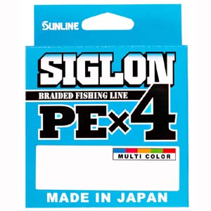 サンライン SUNLINE サンライン シグロン PE×4 マルチカラー 150m 0.8号