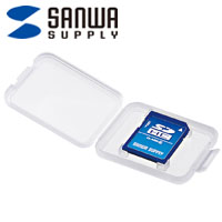 サンワサプライ SANWA SUPPLY サンワサプライ FC-MMC10SD SDカード用クリアケース