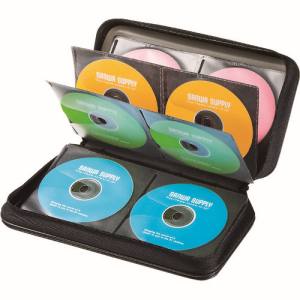 サンワサプライ SANWA SUPPLY DVD・CDセミハードケース(96枚収納・ブラック) FCD-WL96BK