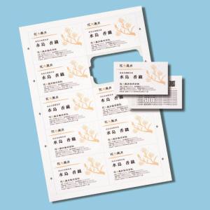 サンワサプライ SANWA SUPPLY マルチタイプまわりがきれいな名刺カード・標準(A4、10面、20シート200カード入り) JP-MCCM01