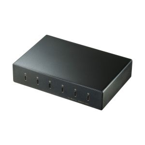 サンワサプライ SANWA SUPPLY サンワサプライ ACA-IP81 USB Type-C充電器 6ポート 合計18A 高耐久タイプ