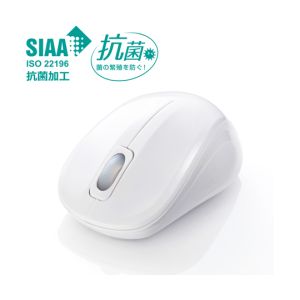 サンワサプライ SANWA SUPPLY サンワサプライ MA-WBSK315W 抗菌 静音 ワイヤレスブルー LED マウス