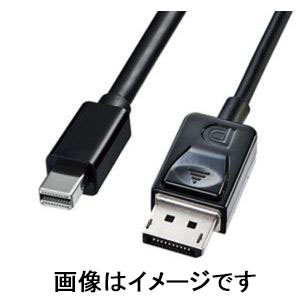 サンワサプライ SANWA SUPPLY サンワサプライ KC-DPM14010 ミニ-DisplayPort変換ケーブル Ver1.4 ブラック 1m