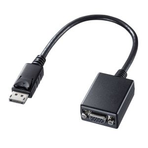 サンワサプライ SANWA SUPPLY サンワサプライ AD-DPV04 DisplayPort-VGA変換アダプタ