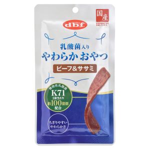 デビフペット d.b.f デビフペット 乳酸菌入り やわらかおやつ ビーフ&ササミ 40g 犬 おやつ