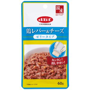 デビフペット d.b.f デビフペット 鶏レバー チーズ ゼリータイプ 60g