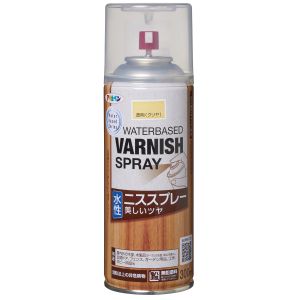 アサヒペン アサヒペン 水性ニススプレー 300ml 透明 クリヤ