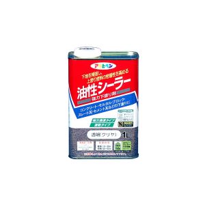 アサヒペン アサヒペン 油性シーラー 1L 透明 クリヤ