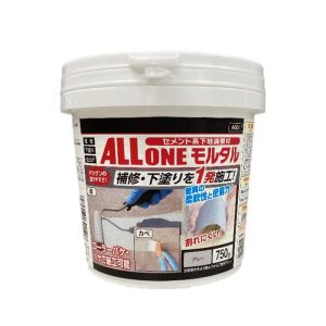 アサヒペン アサヒペン オールワンモルタル 750g グレー