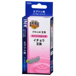 オーム電機 OHM オーム電機 エプソン互換 イチョウ ライトマゼンタ 01-4306 INK-EITHB-LM