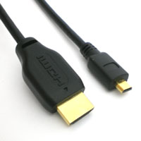 オーム電機 OHM オーム電機 HDMI-micro HDMI ケーブル 2m VIS-C20EU-K 05-0290