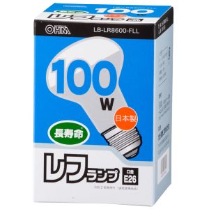 オーム電機 OHM オーム電機 レフランプ 100W/E26 LB-LR8600-FLL 06-1831