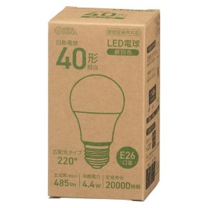 オーム電機 OHM オーム電機 LDA4N-G AG56 LED電球 E26 40形相当 昼白色 063152