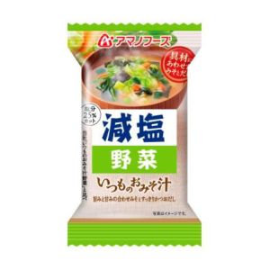 アマノフーズ アマノフーズ 減塩いつものおみそ汁 野菜 10.1g フリーズドライ