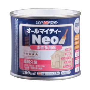 アトムペイント アトムペイント 水性オールマイティーネオ 200ml フレンチカフェ