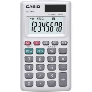 カシオ計算機 CASIO カシオ計算機 SL-797A-N カード型電卓