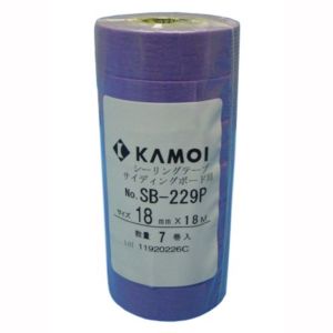 カモ井加工紙 KAMOI カモ井 M-165 No.SB-229P サイディングボード用 マスキングテープ 15ミリ 8P