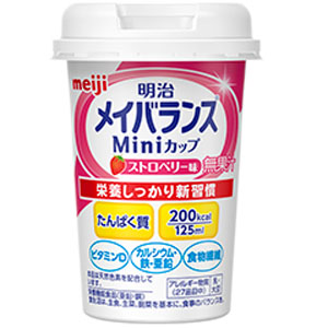 明治 meiji メイバランスMiniカップ ストロベリー味 125ml