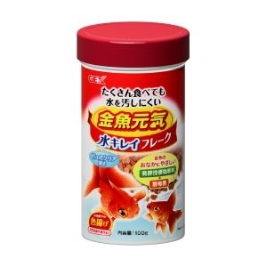 ジェックス GEX ジェックス 金魚元気 水キレイフレーク 100g