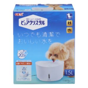 ジェックス GEX ジェックス ピュアクリスタル 1.5L 犬用 ホワイト