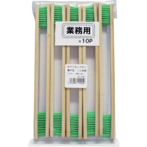 インダストリーコーワ KOWA インダストリーコーワ 12405 竹柄ナイロンブラシ 10本入