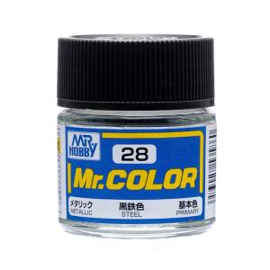 GSIクレオス ミスターホビー C28 Mr.カラー 黒鉄色 10ml GSI クレオス