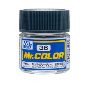 GSIクレオス ミスターホビー C36 Mr.カラー RLM74 グレーグリーン 10ml GSI クレオス