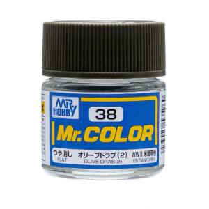 GSIクレオス ミスターホビー C38 Mr.カラー オリーブドラブ 2 10ml GSI クレオス