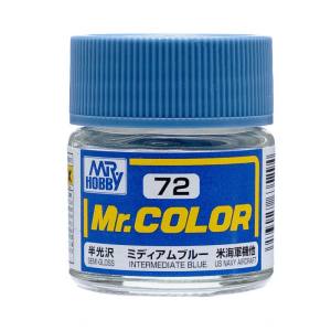 GSIクレオス ミスターホビー C72 Mr.カラー ミディアムブルー 10ml GSI クレオス