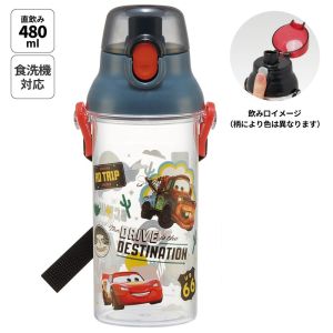 スケーター SKATER スケーター カーズ24 食洗機対応 プラスチック クリアボトル 480ml PSB5TR SKATER