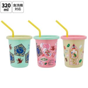 スケーター SKATER スケーター ハリポタ ハニーD ストロー付プラスチック製タンブラー 320ml 3個セット SIH3ST