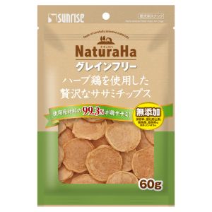 マルカン MG マルカン ナチュラハ グレインフリー ハーブ鶏を使用した贅沢なササミチップス 60g MG