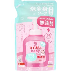 サラヤ SARAYA サラヤ アラウ ベビー 泡全身ソープ 敏感肌 詰替用 400mL