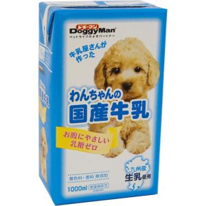 ドギーマンハヤシ DoggyMan ドギーマン わんちゃんの国産牛乳 1000ml