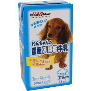 ドギーマンハヤシ DoggyMan ドギーマン わんちゃんの国産低脂肪牛乳 1000ml