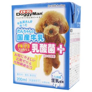 ドギーマンハヤシ DoggyMan ドギーマン わんちゃんの国産牛乳 乳酸菌プラス 200ml