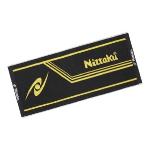 ニッタク Nittaku ニッタク 卓球アクセサリー ラインミッドタオル ブラック イエロー LM4 NL9234 Nittaku