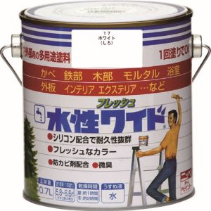 ニッぺ ニッぺ HTA103-0.7 水性フレッシュワイド 0.7L ホワイト