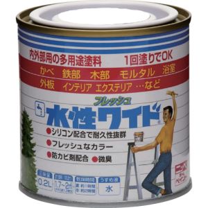 ニッぺ ニッぺ HTA185-0.2 水性フレッシュワイド 0.2L ボルドー