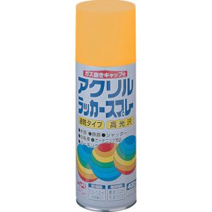 ニッぺ ニッぺ 4976124271144 アクリルラッカースプレー 400ml イエロー HWE011-400