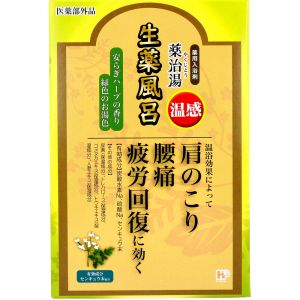 ヘルス ヘルス 薬治湯 薬用 入浴剤 生薬風呂 温感 安らぎハーブの香り 25g×12包入