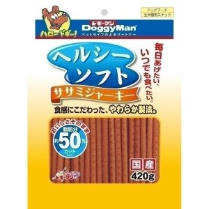 ドギーマンハヤシ DoggyMan ドギーマン ヘルシーソフトササミジャーキー 420g 犬 おやつ